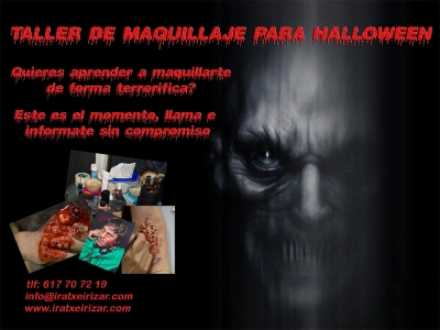 Taller de maquillaje para Halloween