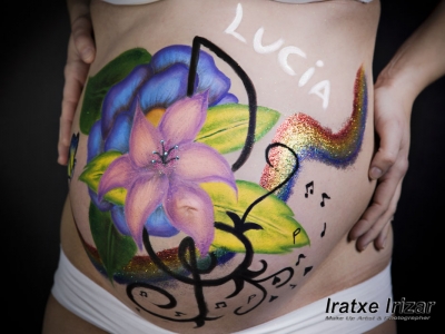 Body Painting Embarazada – Esther (Lucia) – Maquillaje y Fotografía: Iratxe Irizar
