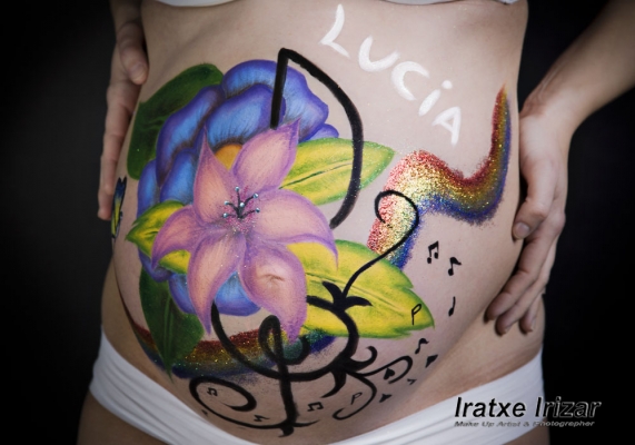 Body Painting Embarazada – Esther (Lucia) – Maquillaje y Fotografía: Iratxe Irizar