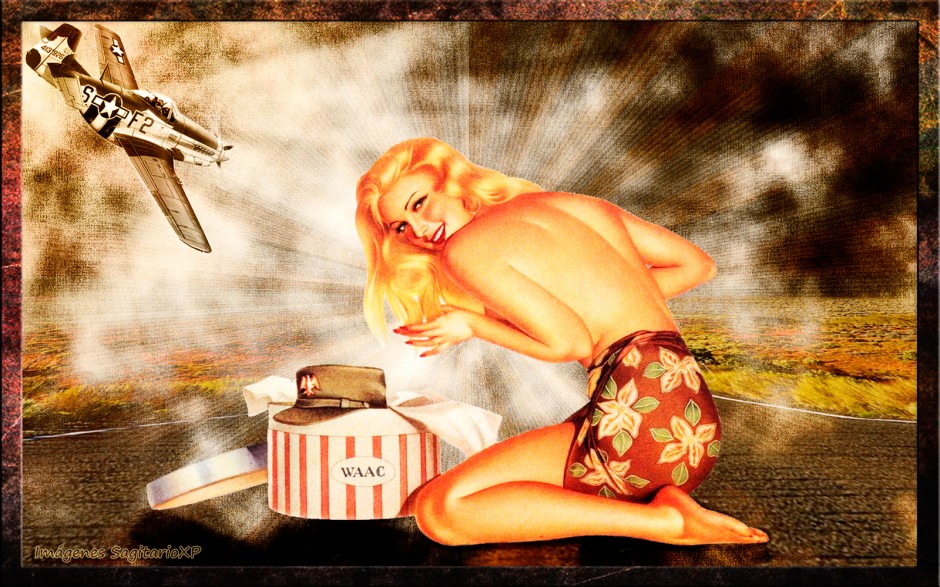 Pin-Up-vintage-Aviadora-Aerodromo